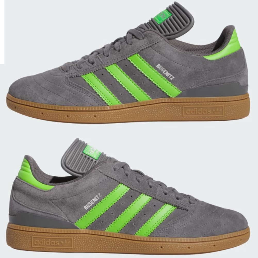 adidas Busenitz Grey Lime Gum - Picture 5 of 11